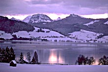 Einsiedeln in Winter